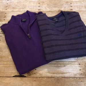 Brooks Brother purple sweater bundle
